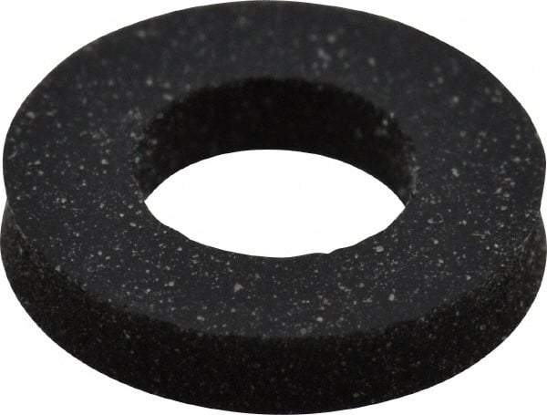 Made in USA - #8 Screw, Grade 60 Neoprene Standard Flat Washer - 0.15" ID x 0.313" OD, 0.077" Thick, Plain Finish - Industrial Tool & Supply