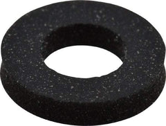 Made in USA - #8 Screw, Grade 60 Neoprene Standard Flat Washer - 0.15" ID x 0.313" OD, 0.077" Thick, Plain Finish - Industrial Tool & Supply