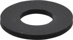 Made in USA - 1/2" Screw, Grade 60 Neoprene Standard Flat Washer - 0.49" ID x 1.063" OD, 0.108" Thick, Plain Finish - Industrial Tool & Supply