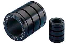Thomson Industries - 5/8" ID, 1,450 Lb Static Load Capacity, Closed Linear Bearing - 1-1/8" OD - Industrial Tool & Supply