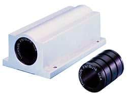 Thomson Industries - 1.505" Inside Diam, 7,000 Lbs. Static Capacity, Open Single Pillow Block Linear Bearing - 2.94" Overall Height x 4-3/4" Overall Width - Industrial Tool & Supply