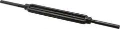 Made in USA - 1,200 Lb Load Limit, 3/8" Thread Diam, 6" Take Up, Steel Stub & Stub Turnbuckle - 7-1/4" Body Length, 7/16" Neck Length, 13" Closed Length - Industrial Tool & Supply