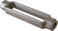 Made in USA - 10,000 Lb Load Limit, 1" Thread Diam, 6" Take Up, Steel Turnbuckle Body Turnbuckle - 8-3/4" Body Length, 1-3/8" Neck Length, 18" Closed Length - Industrial Tool & Supply