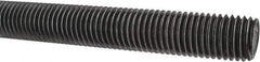 Made in USA - 7/8-9 UNC (Coarse), 3' Long, Low Carbon Steel Threaded Rod - Oil Finish Finish, Right Hand Thread - Industrial Tool & Supply