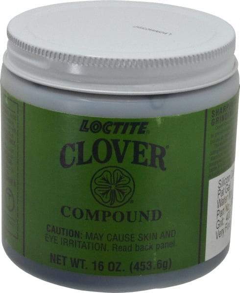 Loctite - 1 Lb Water Soluble Compound - Compound Grade Super Fine, 400 Grit, Black & Gray, Use on General Purpose - Industrial Tool & Supply
