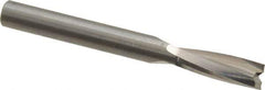 Onsrud - 1/4" Cutting Diam x 3/4" Length of Cut, 2 Flute, Upcut Spiral Router Bit - Uncoated, Right Hand Cut, Solid Carbide, 2-1/2" OAL x 1/4" Shank Diam, Double Edge, 11° Helix Angle - Industrial Tool & Supply
