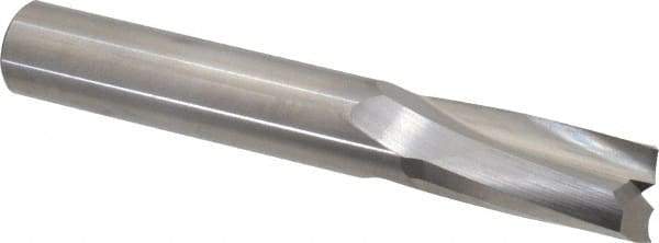 Onsrud - 1/2" Cutting Diam x 1-1/8" Length of Cut, 2 Flute, Upcut Spiral Router Bit - Uncoated, Right Hand Cut, Solid Carbide, 3-1/2" OAL x 1/2" Shank Diam, Double Edge, 11° Helix Angle - Industrial Tool & Supply