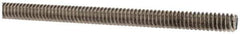 Made in USA - #10-24 UNC (Coarse), 3' Long, Stainless Steel Threaded Rod - Right Hand Thread - Industrial Tool & Supply