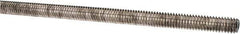 Made in USA - 5/16-18 UNC (Coarse), 3' Long, Stainless Steel Threaded Rod - Right Hand Thread - Industrial Tool & Supply
