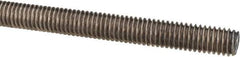 Made in USA - 3/8-16 UNC (Coarse), 3' Long, Stainless Steel Threaded Rod - Right Hand Thread - Industrial Tool & Supply
