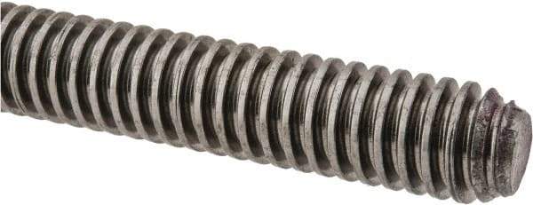 Keystone Threaded Products - 5/8-8 Acme, 3' Long, Low Carbon Steel General Purpose Acme Threaded Rod - Oil Finish Finish, Right Hand Thread, 2G Fit - Industrial Tool & Supply