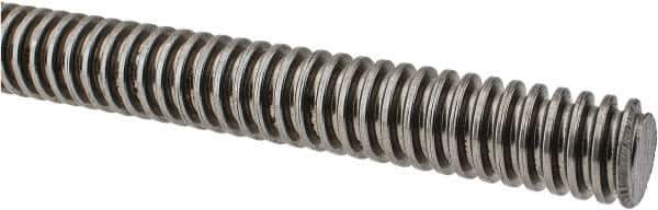 Keystone Threaded Products - 3/4-6 Acme, 3' Long, Low Carbon Steel General Purpose Acme Threaded Rod - Oil Finish Finish, Right Hand Thread, 2G Fit - Industrial Tool & Supply