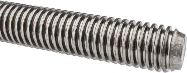 Keystone Threaded Products - 1-1/4-5 Acme, 3' Long, Low Carbon Steel General Purpose Acme Threaded Rod - Oil Finish Finish, Right Hand Thread, 2G Fit - Industrial Tool & Supply