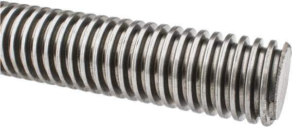 Keystone Threaded Products - 1-1/2-4 Acme, 3' Long, Low Carbon Steel General Purpose Acme Threaded Rod - Oil Finish Finish, Right Hand Thread, 2G Fit - Industrial Tool & Supply