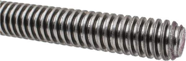 Keystone Threaded Products - 1-5 Acme, 6' Long, Low Carbon Steel General Purpose Acme Threaded Rod - Oil Finish Finish, Right Hand Thread, 2G Fit - Industrial Tool & Supply