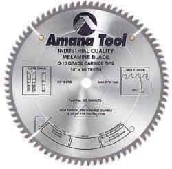 Amana Tool - 8" Diam, 5/8" Arbor Hole Diam, 64 Tooth Wet & Dry Cut Saw Blade - Carbide-Tipped, Crosscut & Cutoff Action, Standard Round Arbor - Industrial Tool & Supply