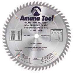 Amana Tool - 14" Diam, 1" Arbor Hole Diam, 84 Tooth Wet & Dry Cut Saw Blade - Carbide-Tipped, Standard Round Arbor - Industrial Tool & Supply