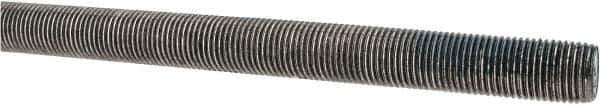 Made in USA - 1/2-20 UNF (Fine), 3' Long, Stainless Steel Threaded Rod - Right Hand Thread - Industrial Tool & Supply
