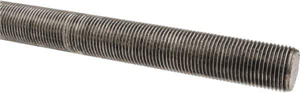 Made in USA - 3/4-16 UNF (Fine), 3' Long, Stainless Steel Threaded Rod - Right Hand Thread - Industrial Tool & Supply