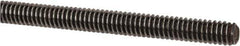 Value Collection - 1/4-20 UNC (Coarse), 3' Long, Alloy Steel Threaded Rod - Plain Finish, Right Hand Thread - Industrial Tool & Supply