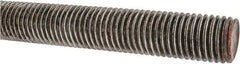 Value Collection - 7/8-9 UNC (Coarse), 3' Long, Alloy Steel Threaded Rod - Plain Finish, Right Hand Thread - Industrial Tool & Supply