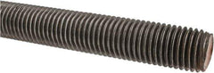 Value Collection - 1-8 UNC (Coarse), 3' Long, Alloy Steel Threaded Rod - Right Hand Thread - Industrial Tool & Supply