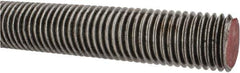 Value Collection - 1-1/8-7 UNC (Coarse), 3' Long, Alloy Steel Threaded Rod - Right Hand Thread - Industrial Tool & Supply