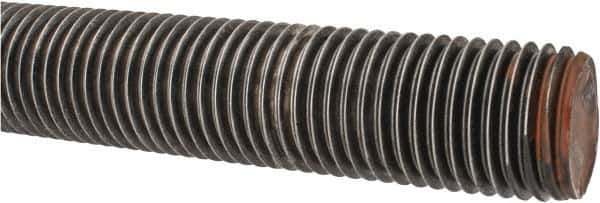 Value Collection - 1-1/4-7 UNC (Coarse), 3' Long, Alloy Steel Threaded Rod - Right Hand Thread - Industrial Tool & Supply
