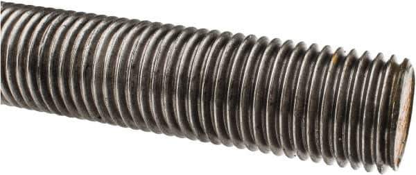 Value Collection - 1-1/2-6 UNC (Coarse), 3' Long, Alloy Steel Threaded Rod - Right Hand Thread - Industrial Tool & Supply
