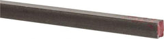 Made in USA - 36" Long x 3/16" High x 1/4" Wide, Mill Key Stock - W-1 (Water Hardening) Tool Steel - Industrial Tool & Supply