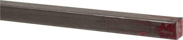 Made in USA - 36" Long x 3/16" High x 3/16" Wide, Key Stock - W-1 (Water Hardening) Tool Steel - Industrial Tool & Supply