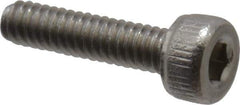 Value Collection - M2x0.40 Metric Coarse Hex Socket Drive, Socket Cap Screw - Grade 18-8 & Austenitic A2 Stainless Steel, Uncoated, Fully Threaded, 8mm Length Under Head - Industrial Tool & Supply