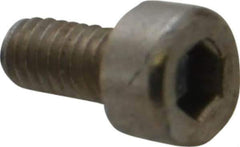 Value Collection - M2.5x0.45 Metric Coarse Hex Socket Drive, Socket Cap Screw - Grade 18-8 & Austenitic A2 Stainless Steel, Uncoated, Fully Threaded, 5mm Length Under Head - Industrial Tool & Supply