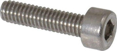 Value Collection - M2.5x0.45 Metric Coarse Hex Socket Drive, Socket Cap Screw - Grade 18-8 & Austenitic A2 Stainless Steel, Uncoated, Fully Threaded, 10mm Length Under Head - Industrial Tool & Supply