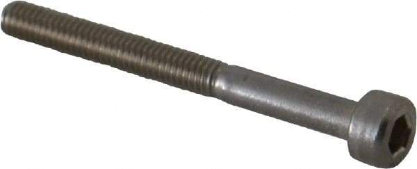 Value Collection - M3x0.50 Metric Coarse Hex Socket Drive, Socket Cap Screw - Grade 18-8 & Austenitic A2 Stainless Steel, Uncoated, Partially Threaded, 30mm Length Under Head - Industrial Tool & Supply