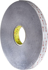 3M - 1" x 36 Yd Acrylic Adhesive Double Sided Tape - Exact Industrial Supply