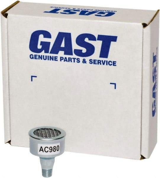Gast - Air Actuated Motor Accessories Type: Muffler Assembly For Use With: 2AM & 4AM Models - Industrial Tool & Supply