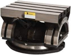 Interstate - 15" OAL x 17.2" Overall Width x 10-1/8" Overall Height, Angle Table - 0.63" Slot Width, Swivels - Industrial Tool & Supply