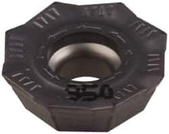 Iscar - OEMT060405 76 Grade IC950 Carbide Milling Insert - TiAlN Finish, 0.1866" Thick, 0.5618" Inscribed Circle, 0.5mm Corner Radius - Industrial Tool & Supply