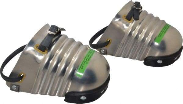 Ellwood Safety - Universal Size, Aluminum Alloy Toe Guards - Industrial Tool & Supply