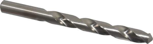 Chicago-Latrobe - 43/64" 118° High Speed Steel Jobber Drill - Bright Finish, Right Hand Cut, Spiral Flute, Straight Shank, 7-1/8" OAL, Standard Point - Industrial Tool & Supply