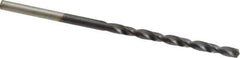 Chicago-Latrobe - 7/64" 135° Cobalt Jobber Drill - TiAlN Finish, Right Hand Cut, Spiral Flute, Straight Shank, 2-5/8" OAL, Split Point - Industrial Tool & Supply