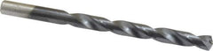 Chicago-Latrobe - 21/64" 135° Cobalt Jobber Drill - TiAlN Finish, Right Hand Cut, Spiral Flute, Straight Shank, 4-5/8" OAL, Split Point - Industrial Tool & Supply