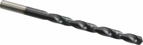 Chicago-Latrobe - Letter B 135° Cobalt Jobber Drill - TiAlN Finish, Right Hand Cut, Spiral Flute, Straight Shank, 4" OAL, Split Point - Industrial Tool & Supply