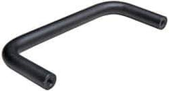Amatom Electronic Hardware - 4-9/16" Long x 1-1/2" High, Round Handle - Black Oxide Finish, Stainless Steel, 4-1/4" Center to Center - Industrial Tool & Supply
