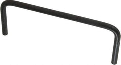Amatom Electronic Hardware - 5-1/4" Long x 2" High, Round Handle - Black Oxide Finish, Stainless Steel, 5" Center to Center - Industrial Tool & Supply