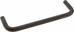 Amatom Electronic Hardware - 4-7/8" Long x 1-1/2" High, Round Handle - Black Oxide Finish, Stainless Steel, 4-9/16" Center to Center - Industrial Tool & Supply