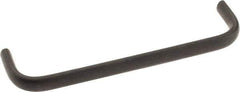 Amatom Electronic Hardware - 6-9/32" Long x 0.44" Wide x 1-1/2" High, Oval Handle - Black Oxide Finish, Stainless Steel, 6" Center to Center - Industrial Tool & Supply