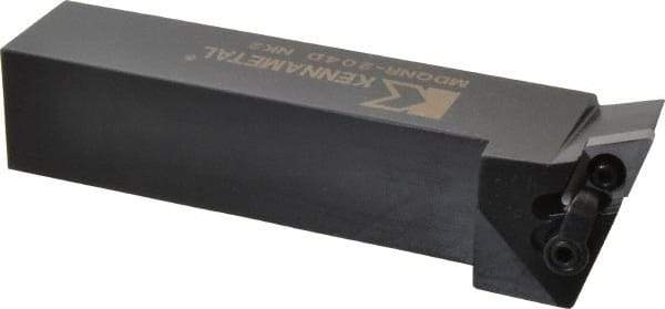 Kennametal - MDQN, Right Hand Cut, 27.5° Lead Angle, 1-1/4" Shank Height x 1-1/4" Shank Width, Negative Rake Indexable Turning Toolholder - 6" OAL, DN..43. Insert Compatibility, Series Kenloc - Industrial Tool & Supply