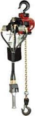 Ingersoll-Rand - 275 Lb Load Limit, 10' Max Height Air Chain Hoist - 70 SCFM at 90 PSI, 20-110 FPM Lift Speed, 15-1/2" Min Headroom, Pendant Control - Industrial Tool & Supply